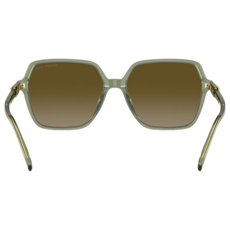 Womens Michael Kors Sunglasses Jasper Mk2196u Transparent Green Gradient Sunnies