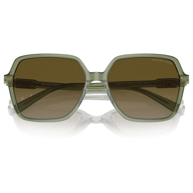 Womens Michael Kors Sunglasses Jasper Mk2196u Transparent Green Gradient Sunnies