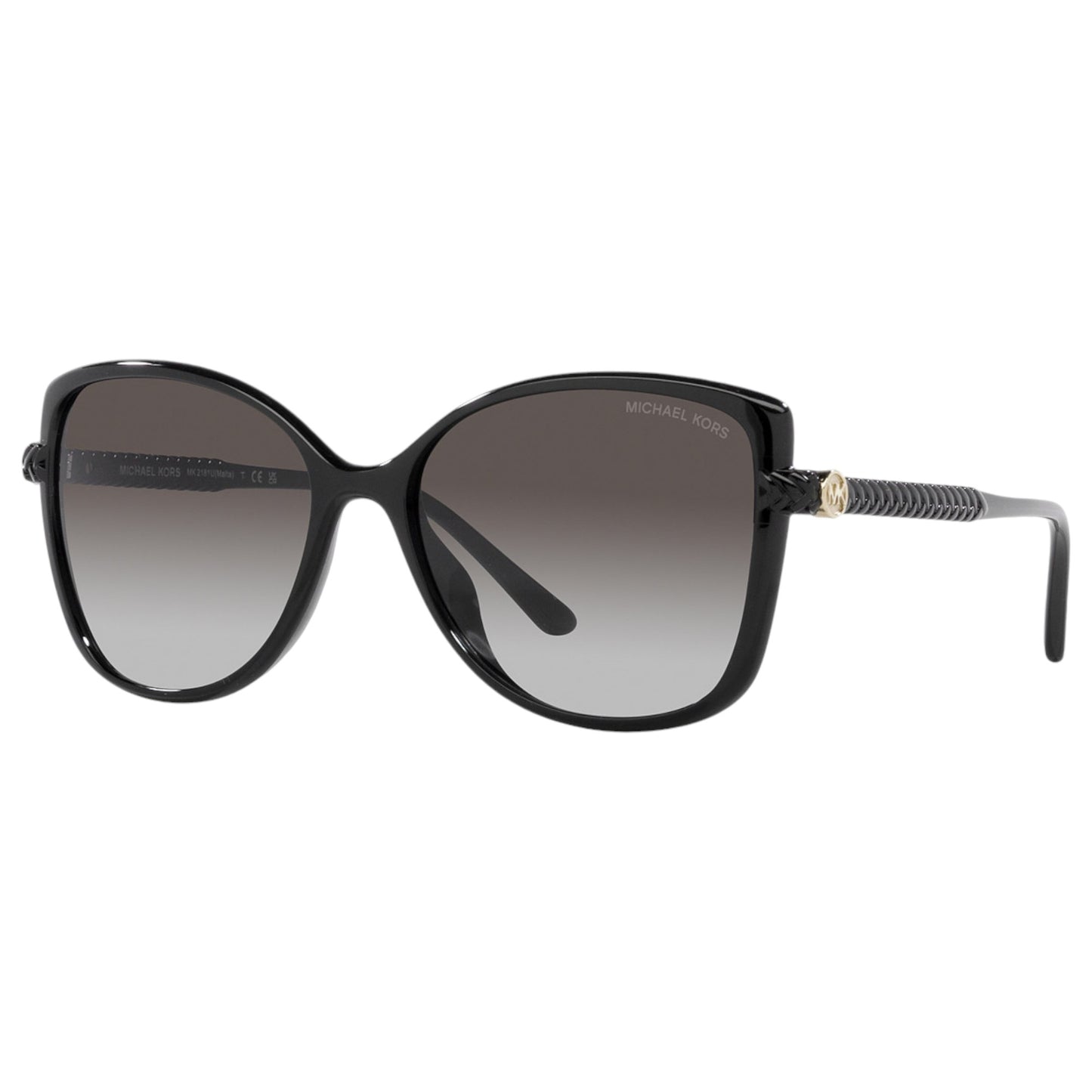 Womens Michael Kors Malta MK2181U Sunglasses Black/Dark Grey