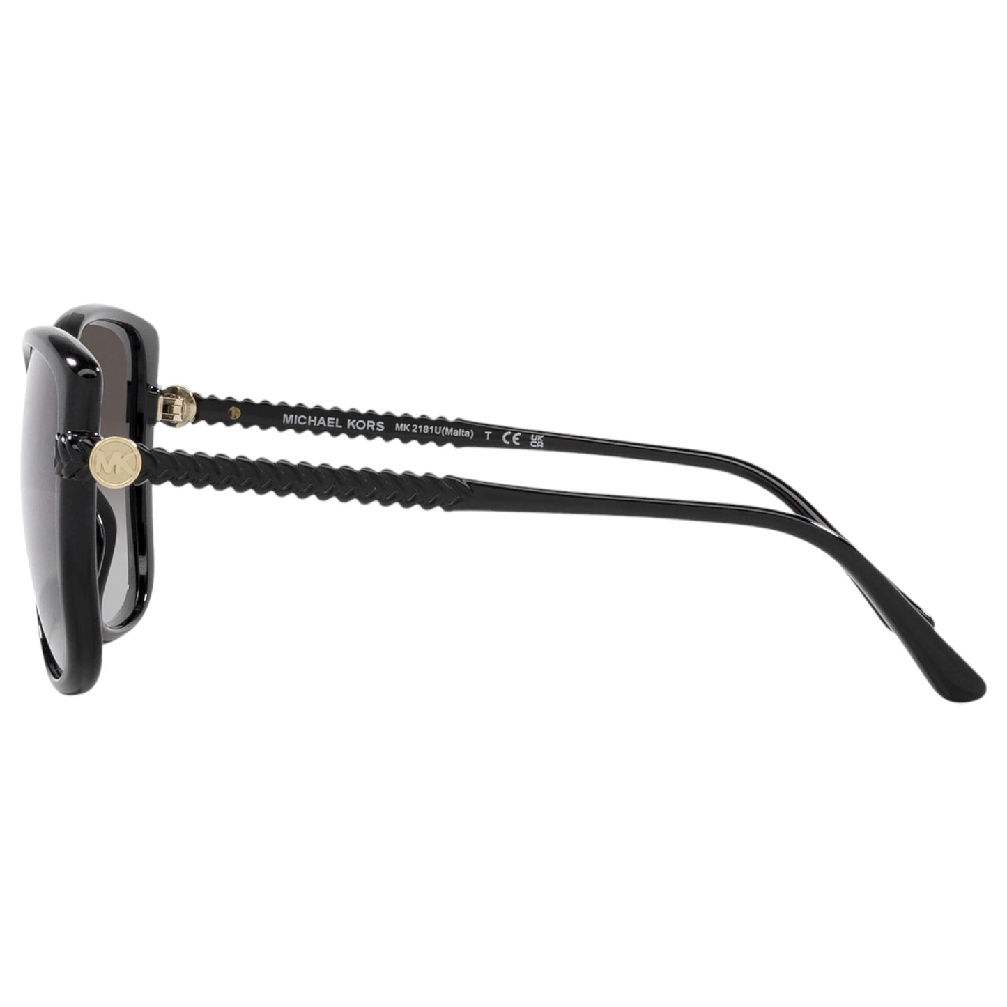 Womens Michael Kors Malta MK2181U Sunglasses Black/Dark Grey