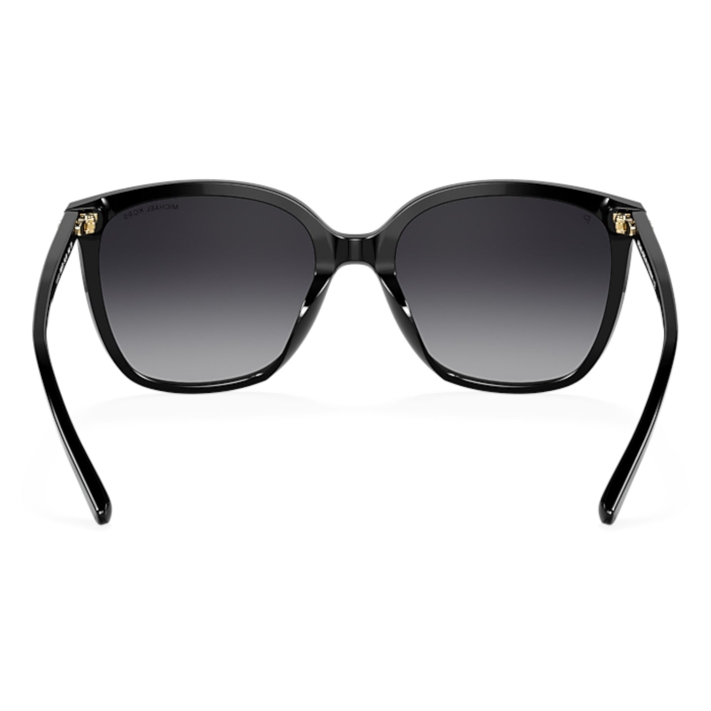 Women Michael Kors Mk2137u 3005T3 Black Square Dark Grey Polarized Sunglasses