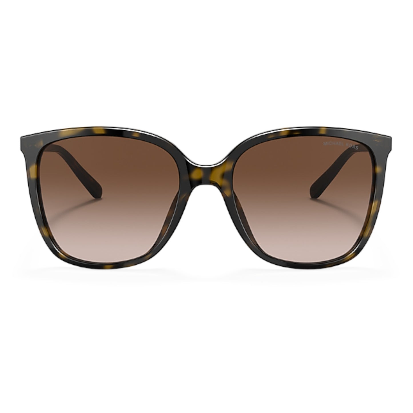 Women Michael Kors Tortoise Square Brown Gradient Sunglasses