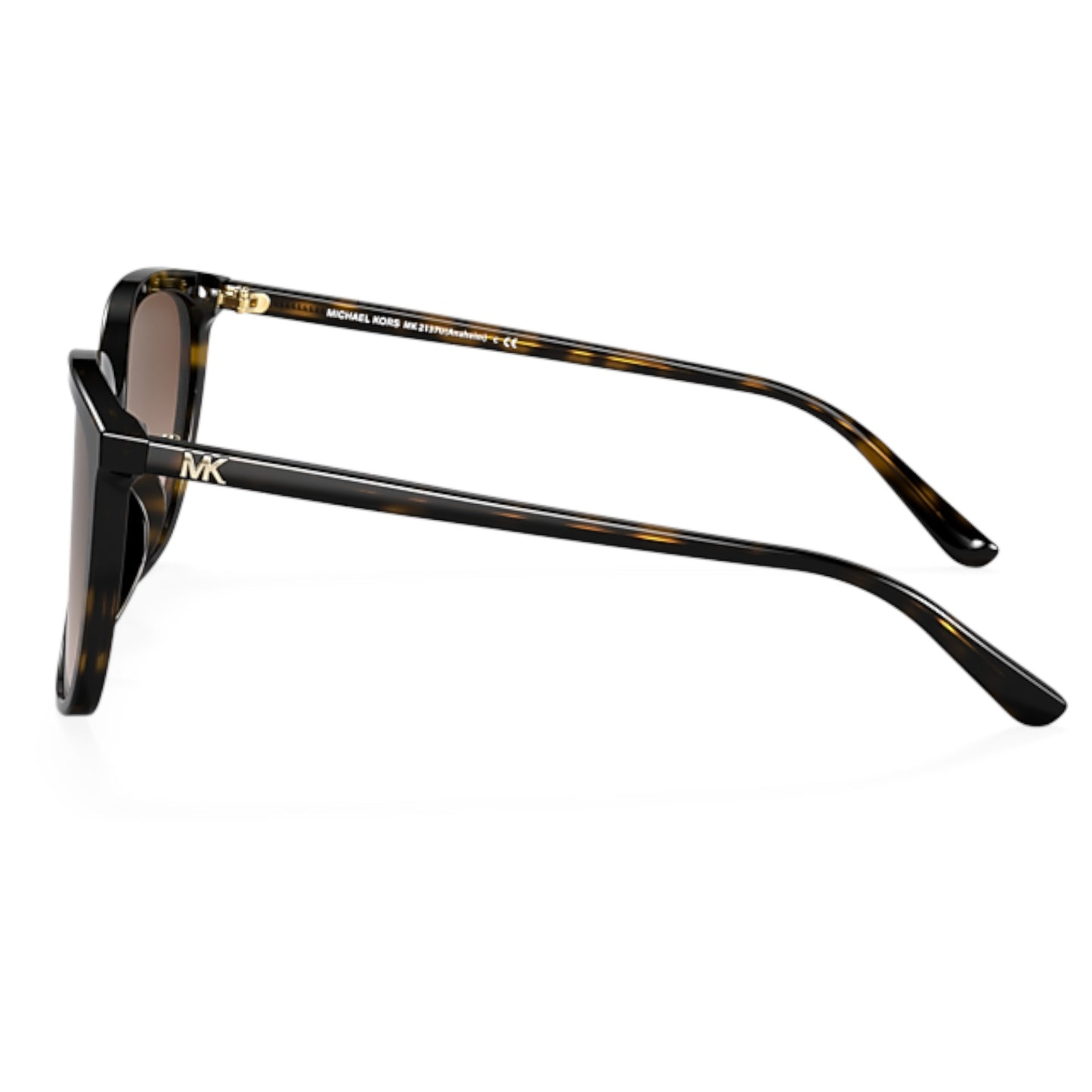 Women Michael Kors Tortoise Square Brown Gradient Sunglasses