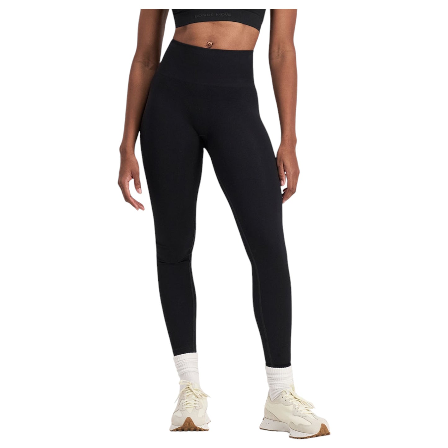 Womens Bonds Move Seamless Leggings Black