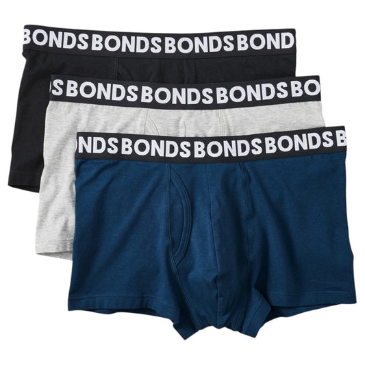 6 Pack Mens Bonds Everyday Mid Trunks Multi