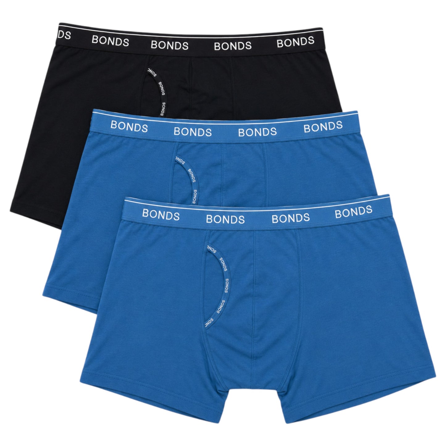 3 Pack Mens Guyfront Luxe Mid Trunk Underwear Multi