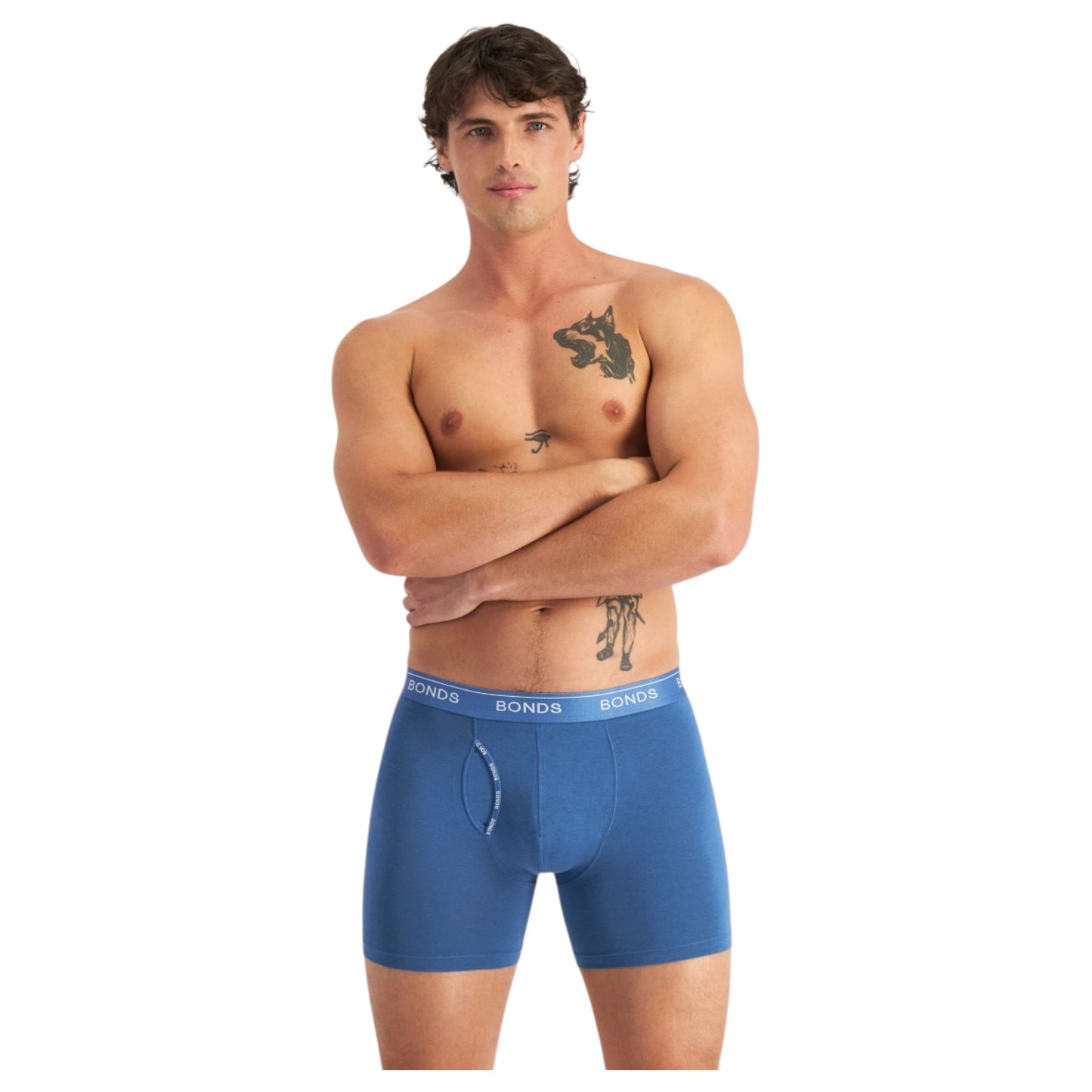 3 Pack Mens Guyfront Luxe Mid Trunk Underwear Multi