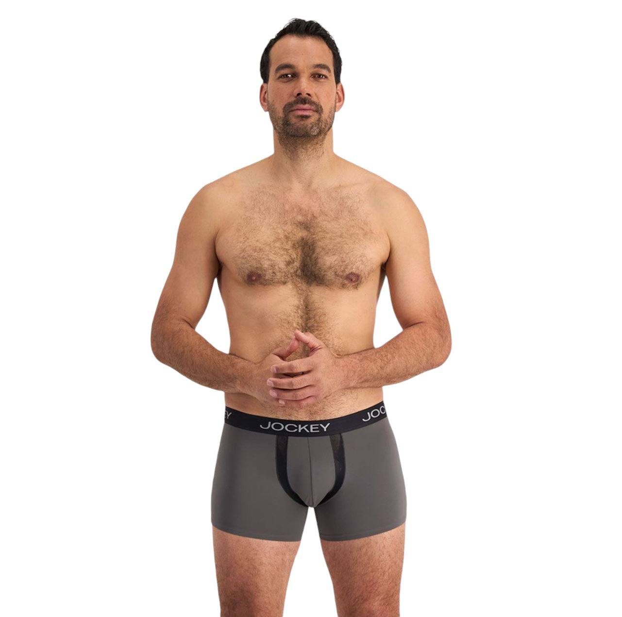 2 Pack Mens Jockey Chafe Proof Pouch Trunks Underwear Multi