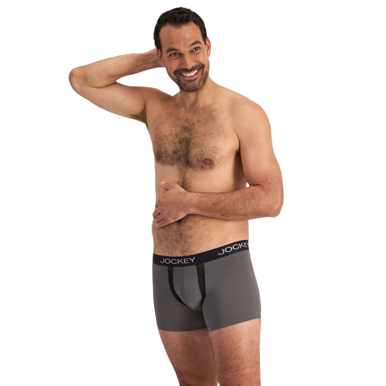 2 Pack Mens Jockey Chafe Proof Pouch Trunks Underwear Multi