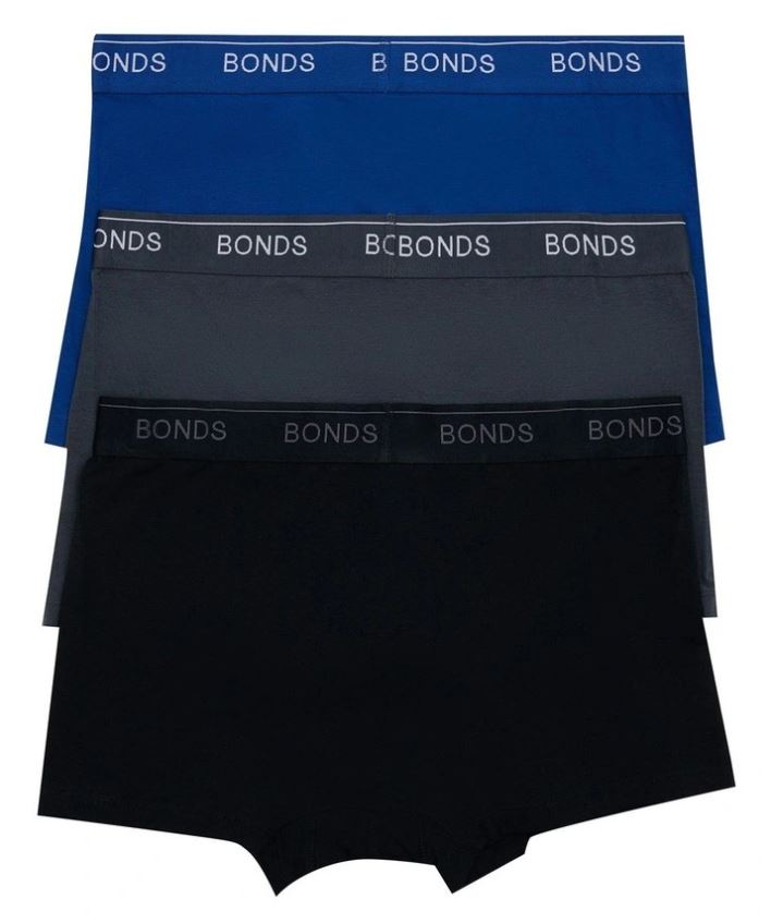 6 Pack Mens Bonds Guyfront Luxe Trunks Underwear Multi