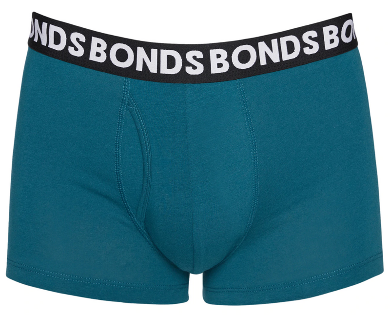3 x Mens Bonds Everyday Trunks Underwear Mixed Pack 10K
