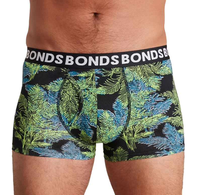 3 x Mens Bonds Everyday Trunks Underwear Mixed Pack J6c