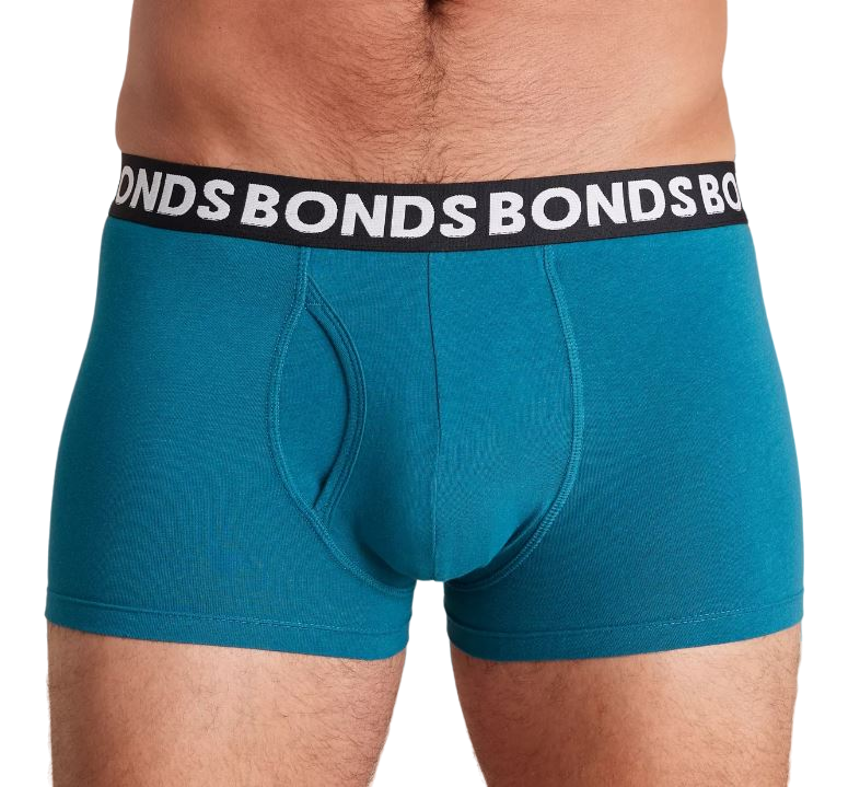 3 x Mens Bonds Everyday Trunks Underwear Mixed Pack J6c