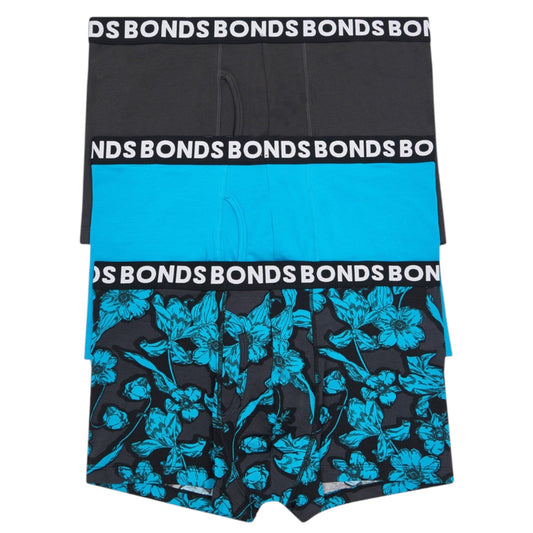 3 Pack Mens Bonds Classic Trunks Trunks Underwear Multi