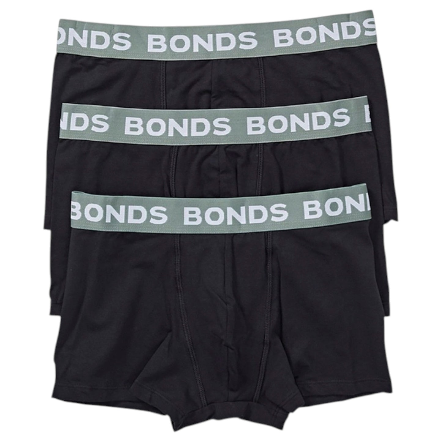 Mens Bonds Core Trunk Underwear Black