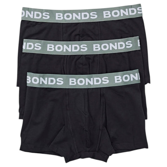 Mens Bonds Core Trunk Underwear Black