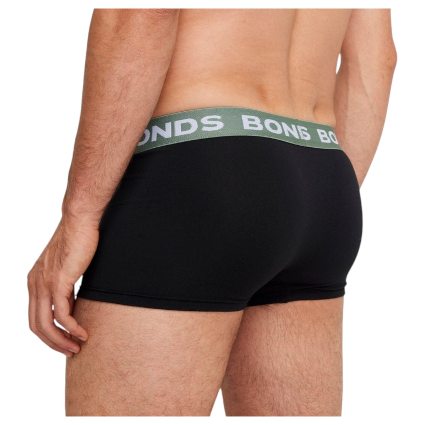 Mens Bonds Core Trunk Underwear Black