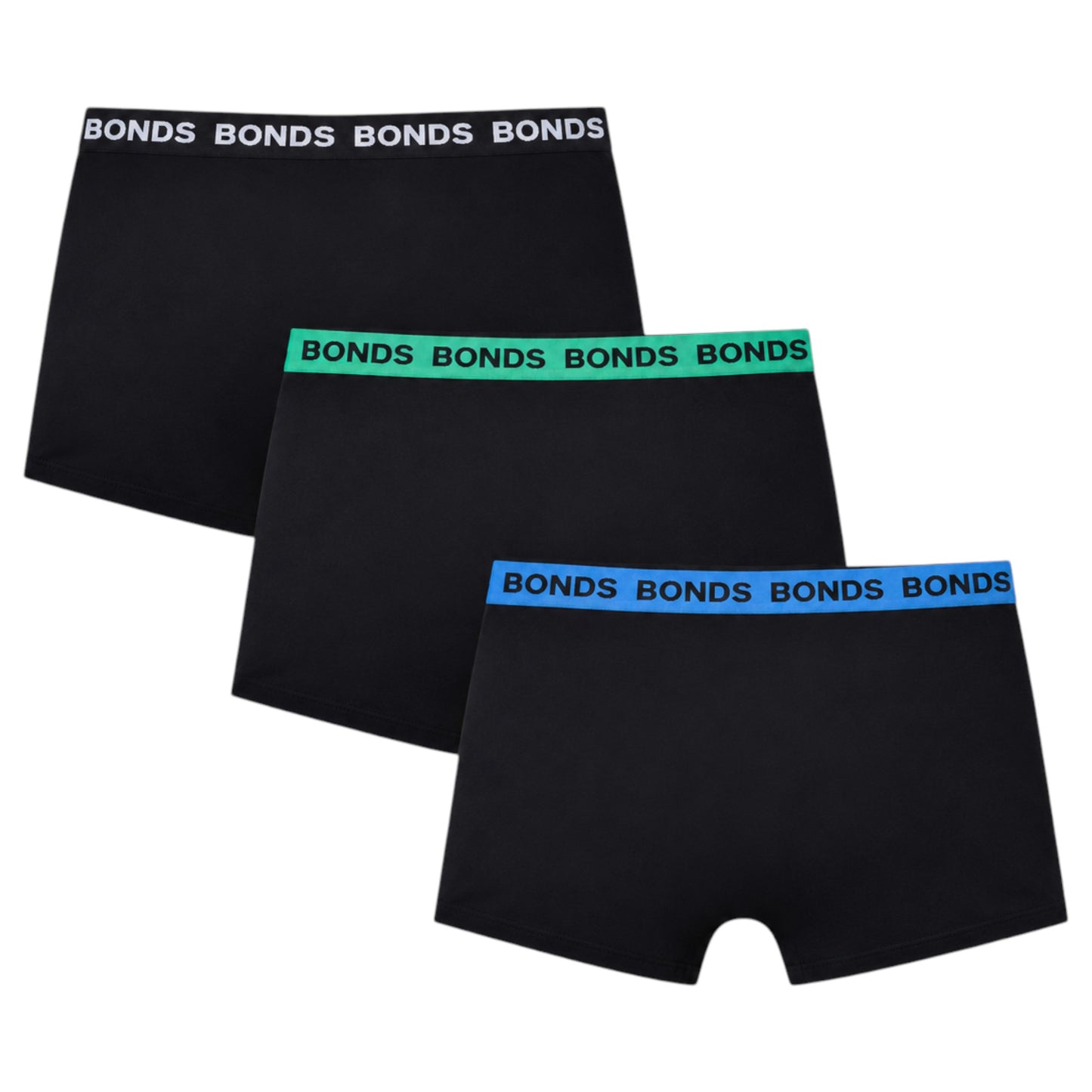 Mens Bonds Core Trunk Underwear Black