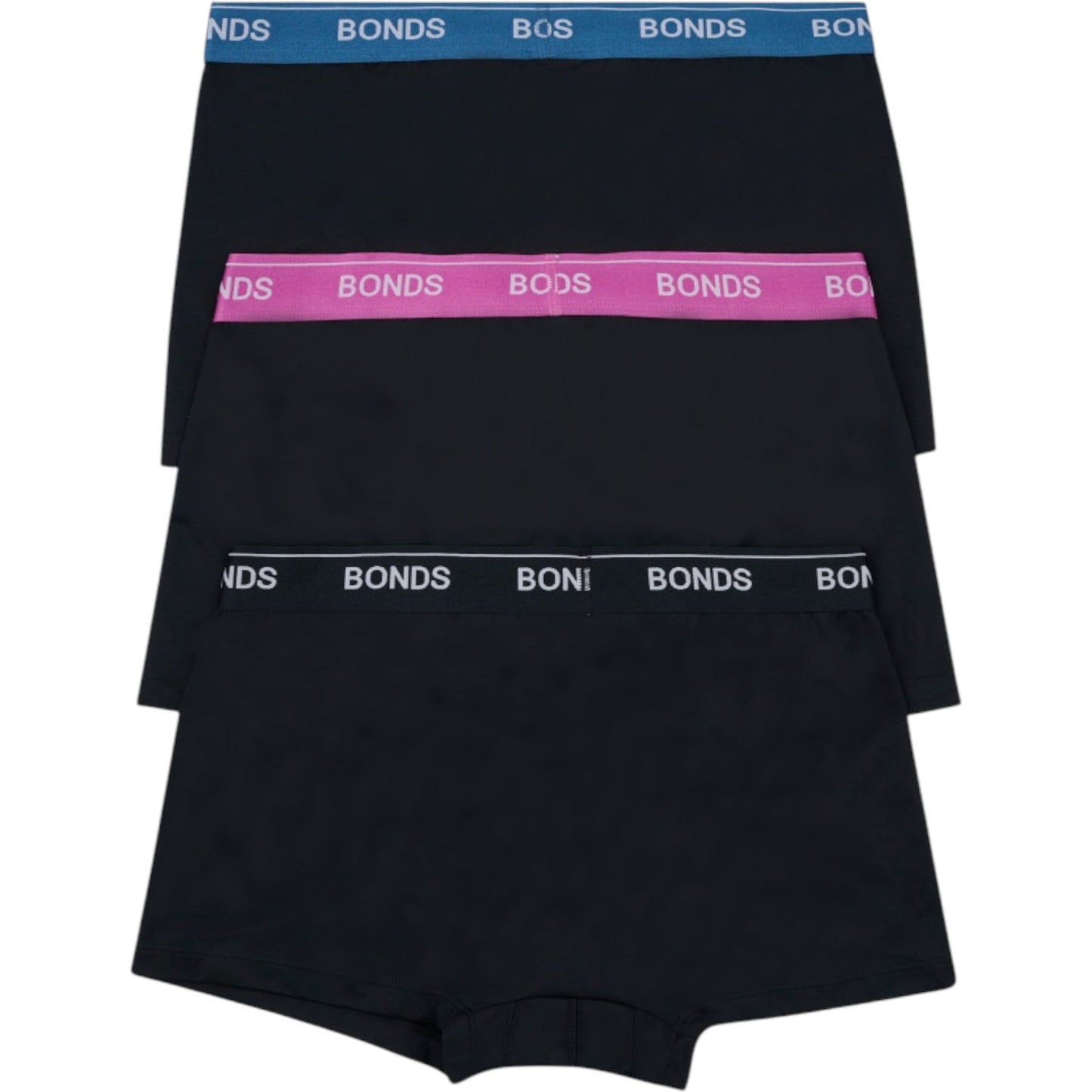3 Pack Mens Bonds Guyfront Microfibre Trunks Underwear Black