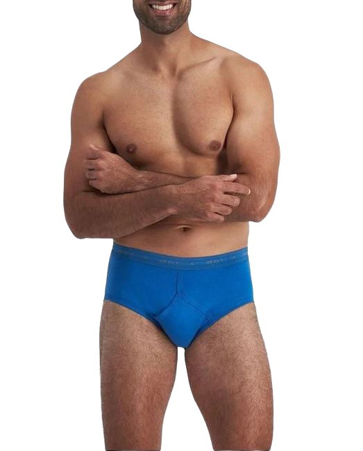 2 Pack X Jockey Mens Hipster Y-Front Brief Underwear - Blue