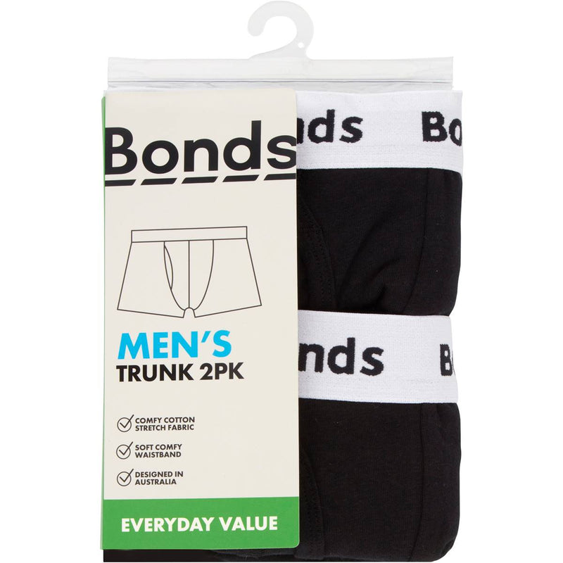 2 Pack Mens Bonds Everyday Trunks Underwear Mixed Lot