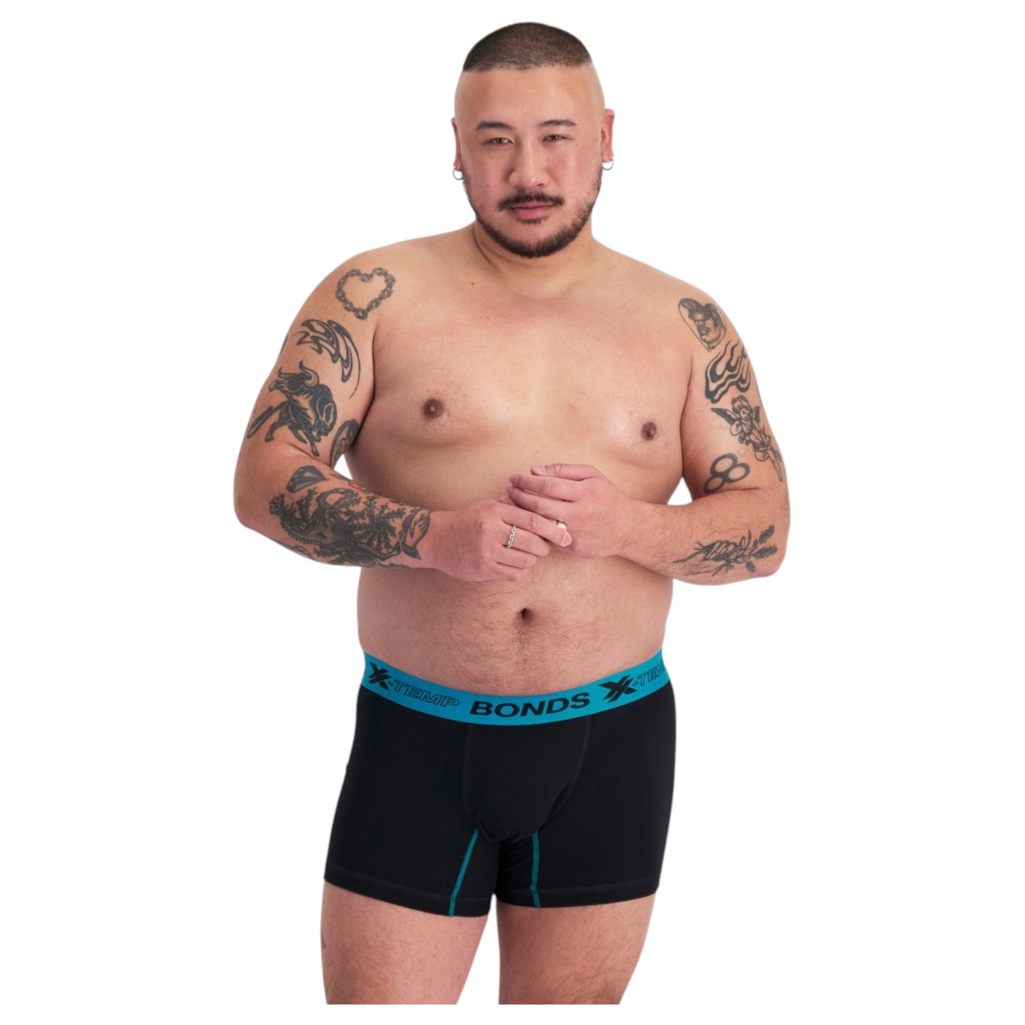 3 Pack Men Bonds X-Temp Trunks Black