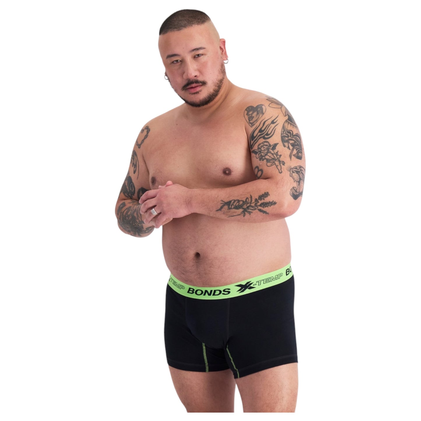 3 Pack Men Bonds X-Temp Trunks Black