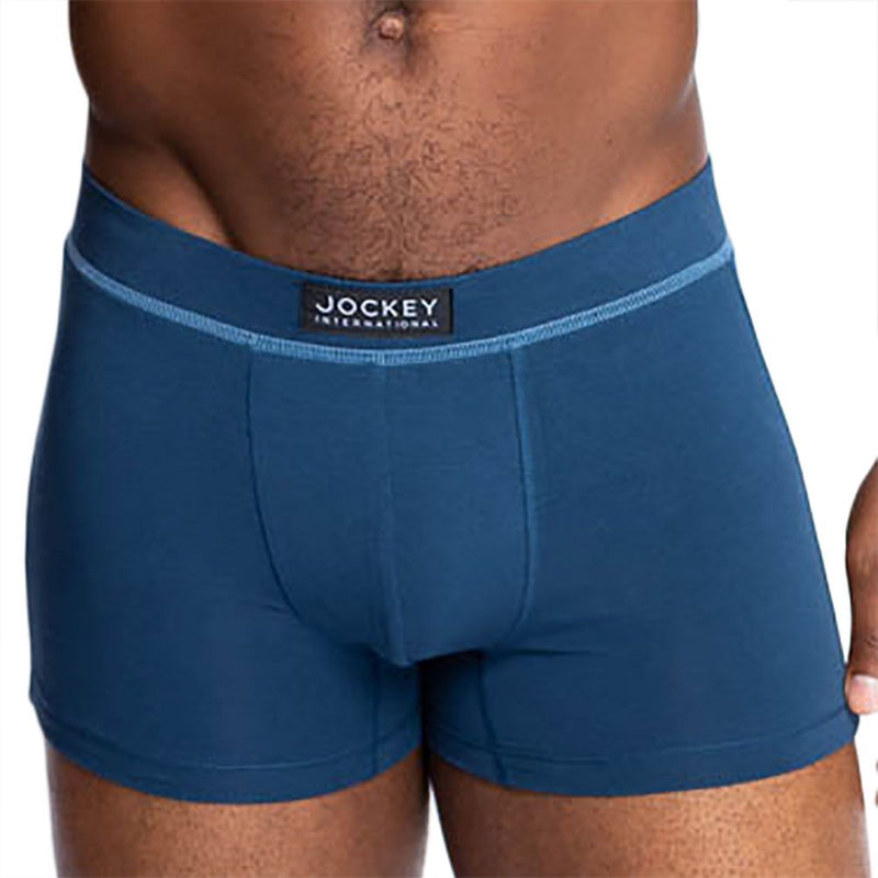 6 x Jockey Mens London Trunks Underwear Jocks International Collection - Emerald