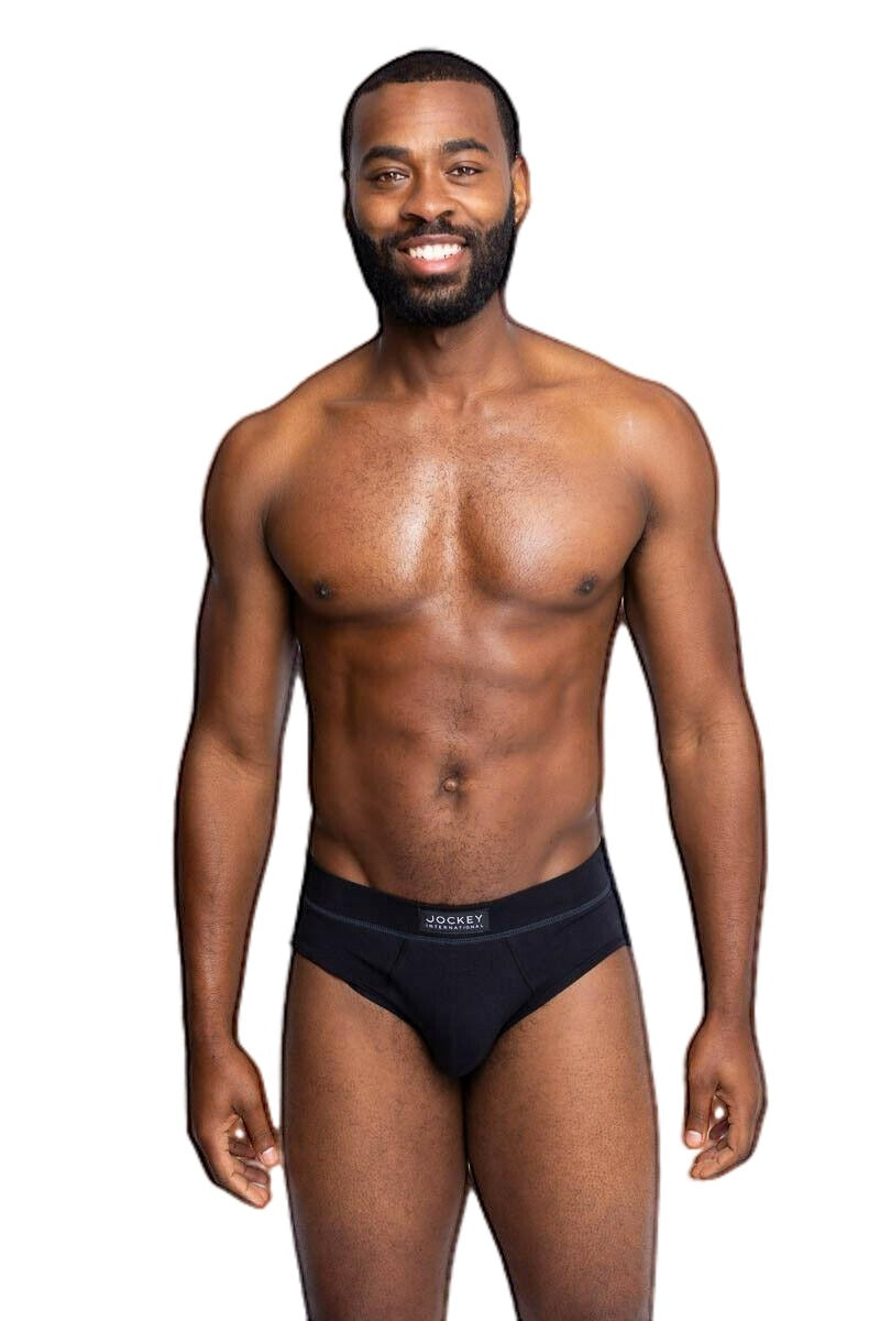 Mens Jockey London International Briefs Underwear Black