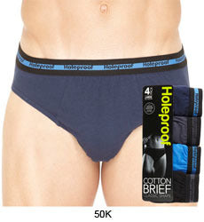 8 x Holeproof Cotton Attached Elastic Briefs - Underwear Jocks 50K