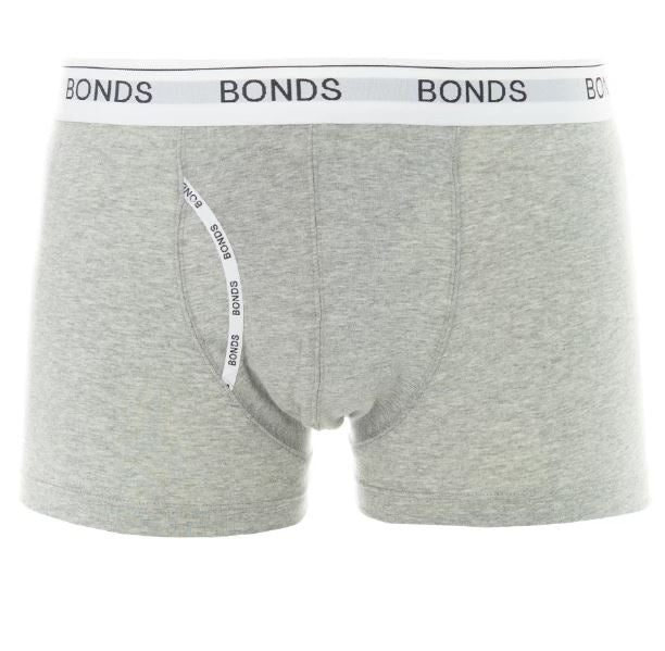 6 x Mens Bonds Guyfront Trunks Underwear Undies Grey Marle