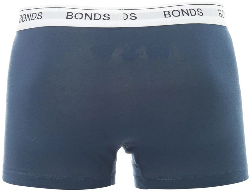 6 x Mens Bonds Guyfront Trunks Underwear Undies Navy/White