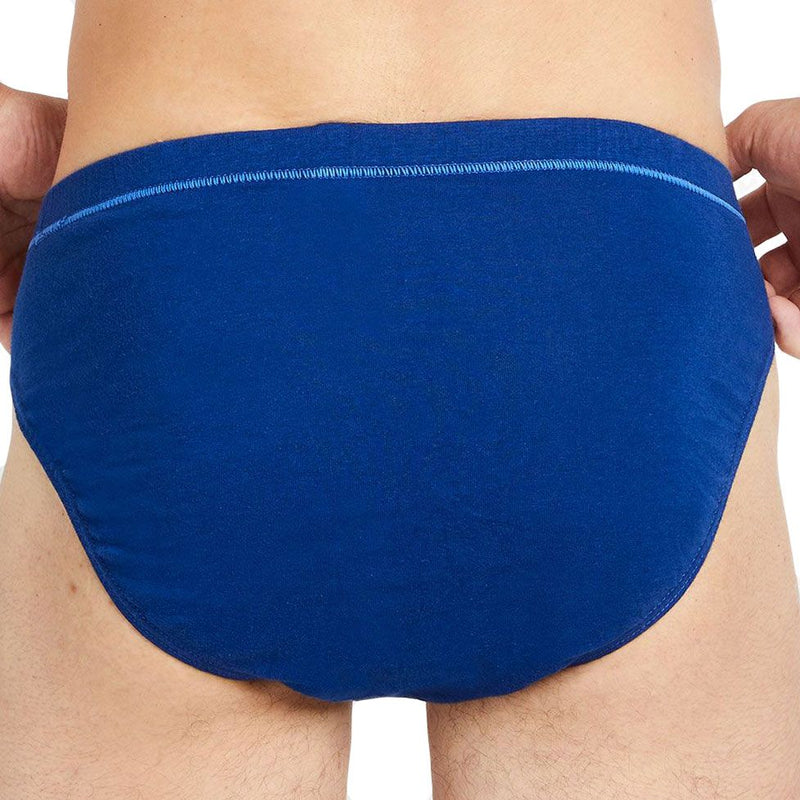 8 x Mens Holeproof Cotton Tunnel Brief Classic Shape Underwear Multi-Coloured