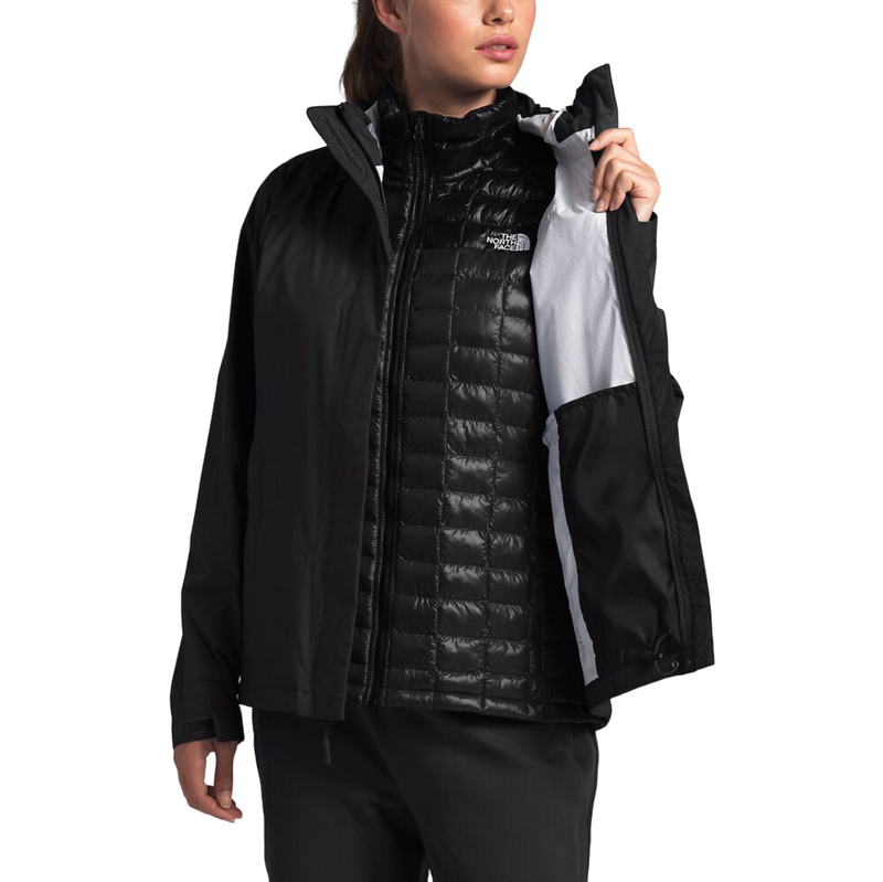 Womens The North Face Venture 2 Rain Waterproof Black Jacket