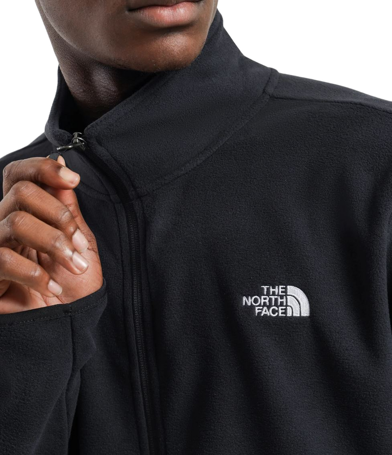 Mens The North Face Tka Glacier Full Zip Black Jacket