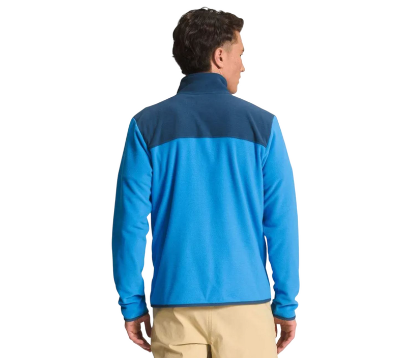 Mens The North Face Tka Glacier Full Zip Shady Blue Jacket