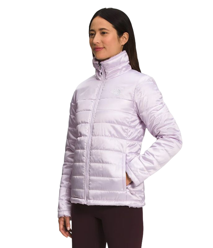 Womens The North Face Lavender Mossbud Insulated Reversible Jacket