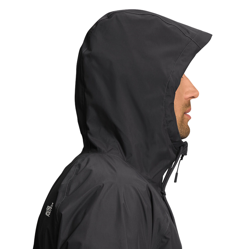 Mens The North Face Black Antora Rain Hoodie Hooded Jacket