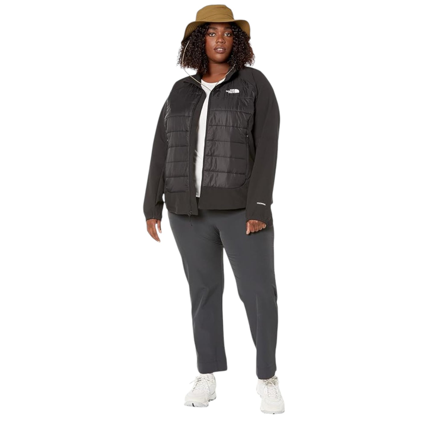 Womens The North Face Shelter Cove Hybrid Jacket Black