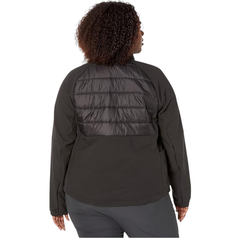 Womens The North Face Plus Size Shelter Cove Black Hybrid Jacket