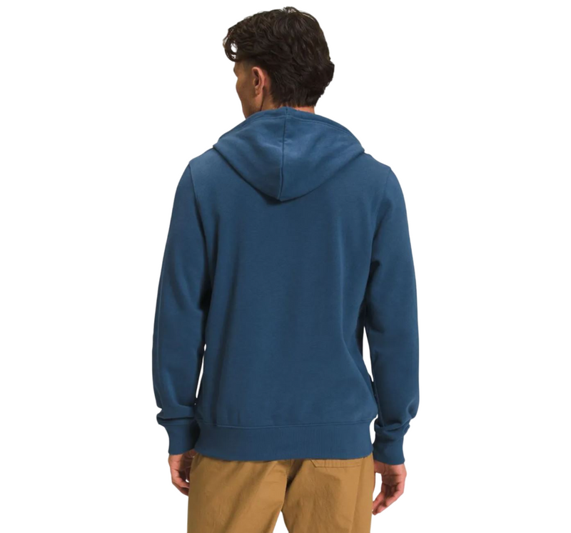 Mens The North Face Half Dome Pullover Shady Blue Cotton Hoodie