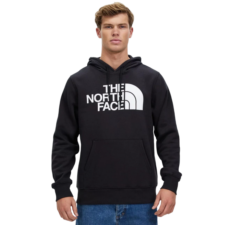 Mens The North Face Half Dome Pullover Black Cotton Hoodie