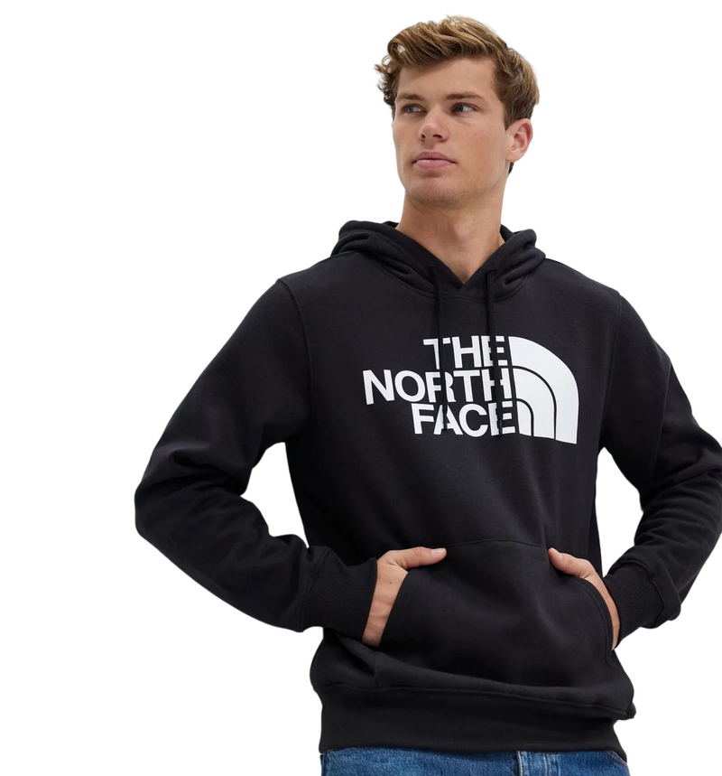 Mens The North Face Half Dome Pullover Black Cotton Hoodie