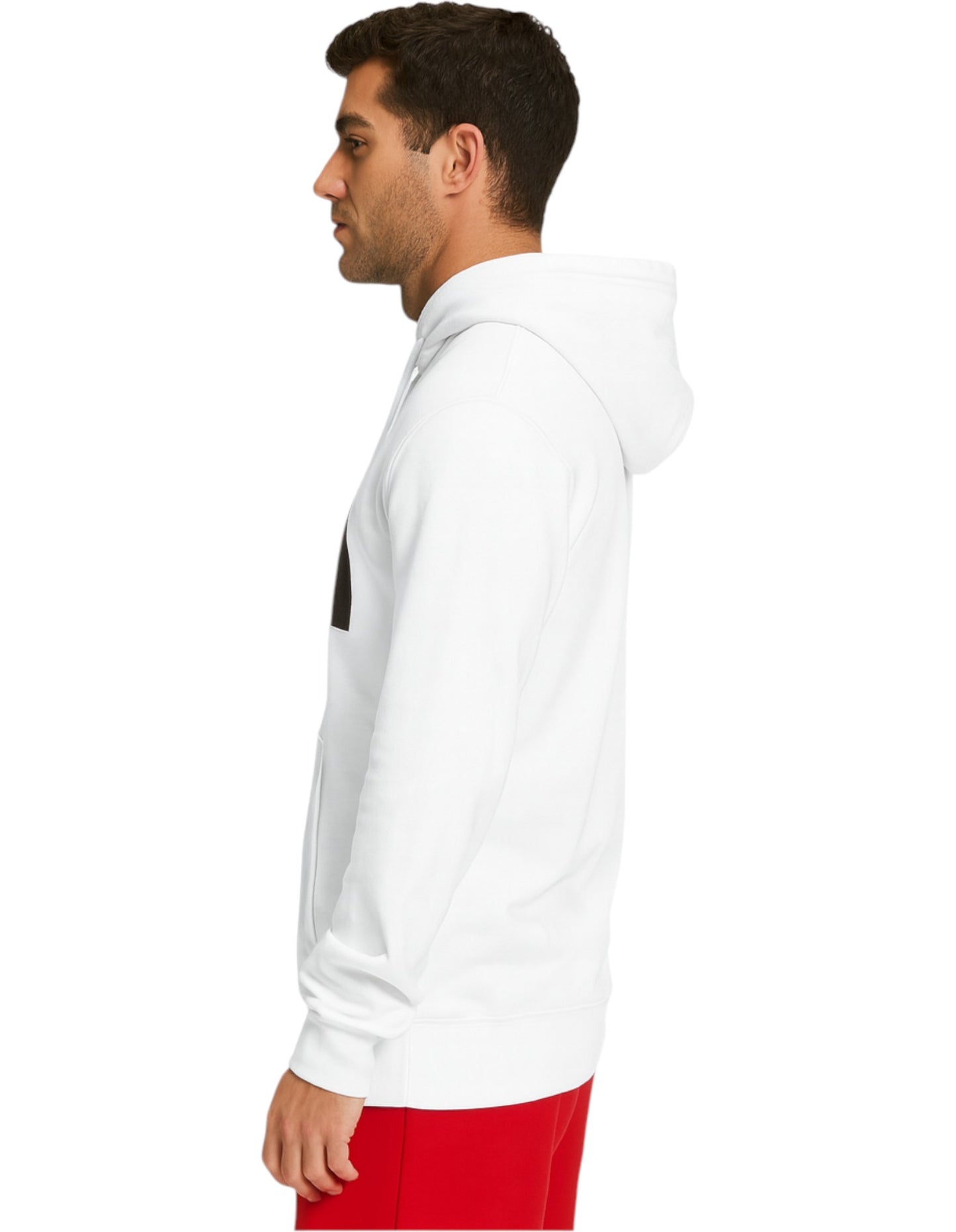 Mens The North Face Half Dome Pullover Hoodie White