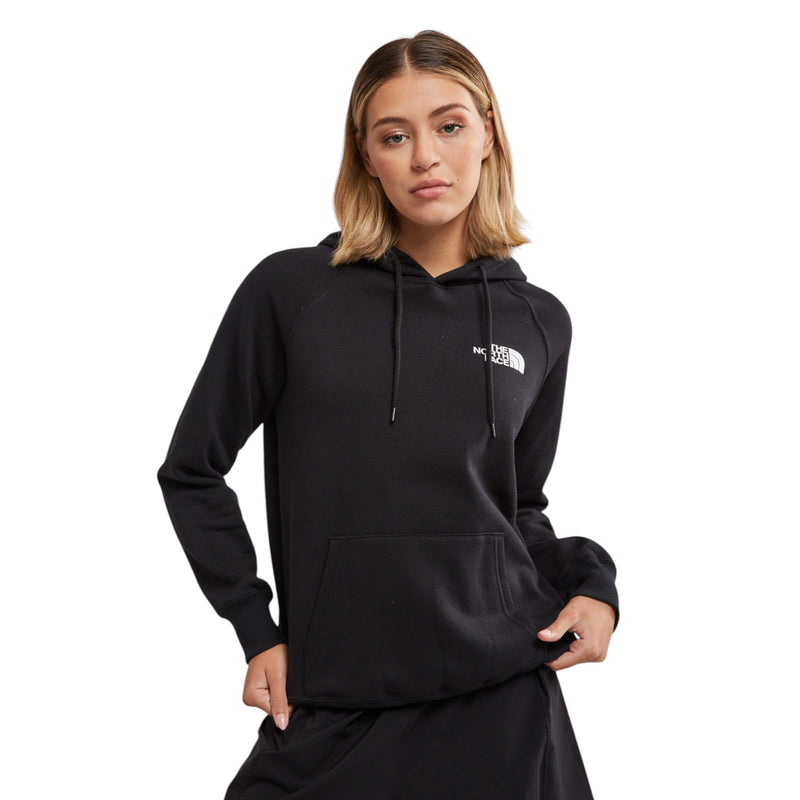 Womens The North Face Box Nse Black/ White Pullover Hoodie