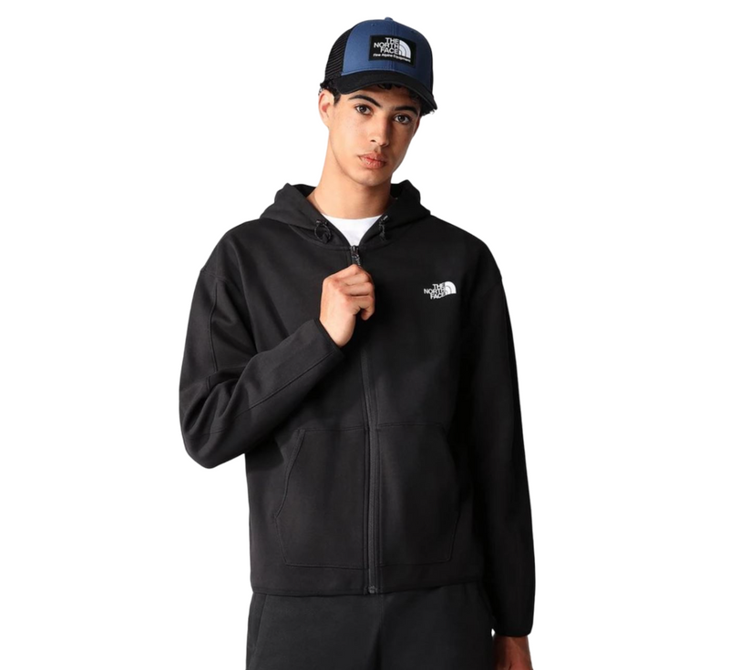 Mens The North Face Tech Full Zip Hoodie Black Jacket