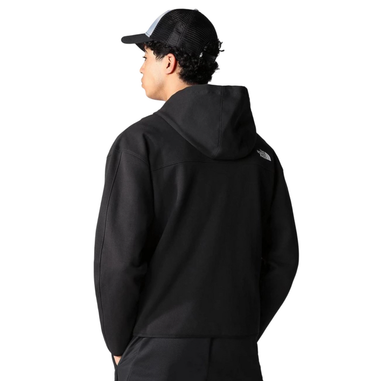 Mens The North Face Tech Full Zip Hoodie Black Jacket