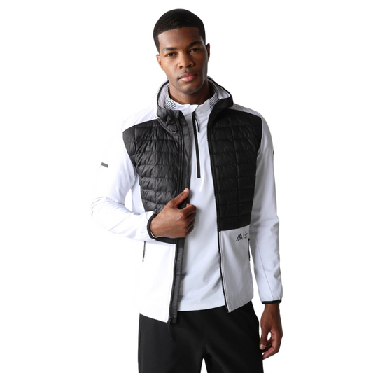 Mens The North Face Lab Hybrid Thermoball Jacket Hooded Hoodie Black/ White