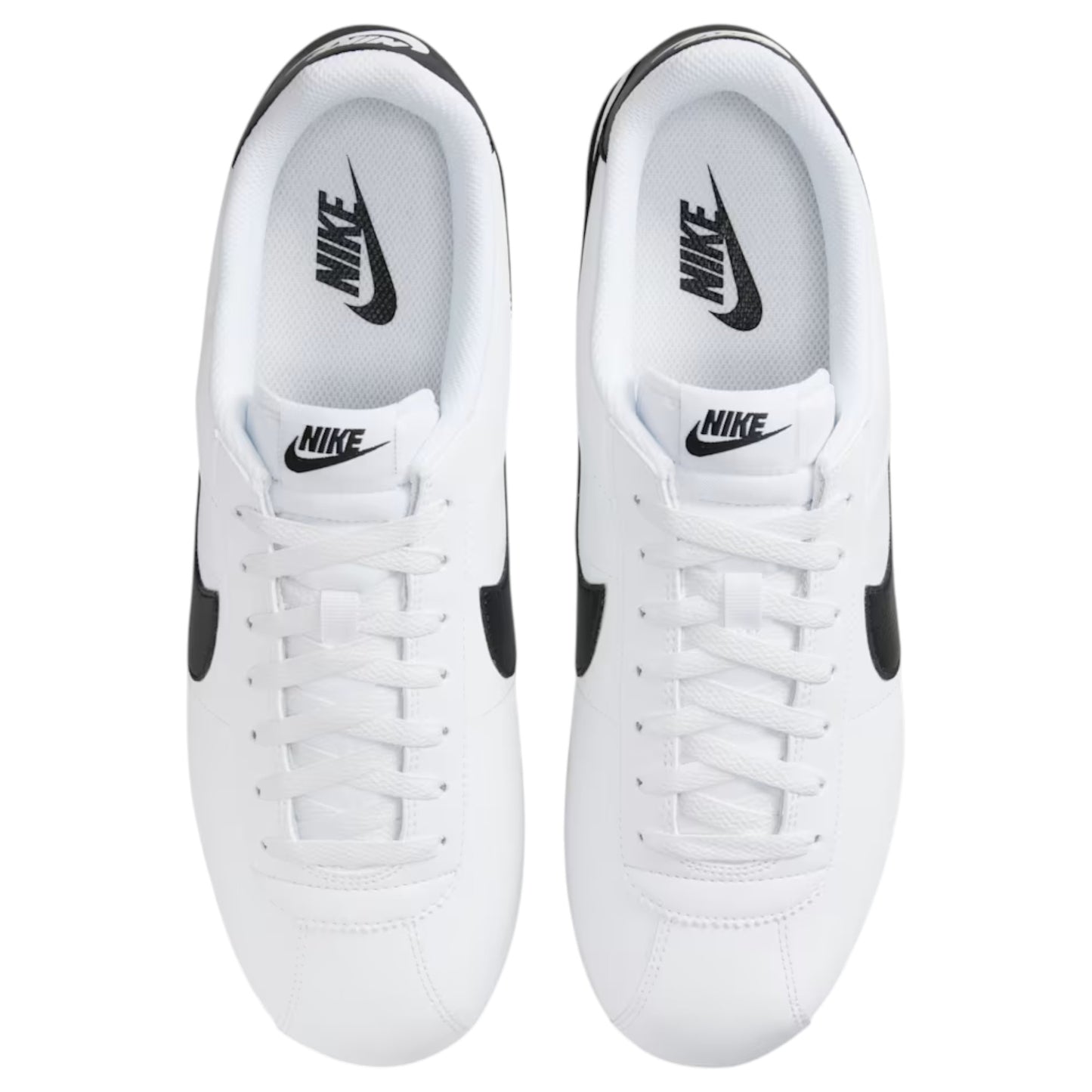 Mens Nike Cortez Leather Shoes White/Black