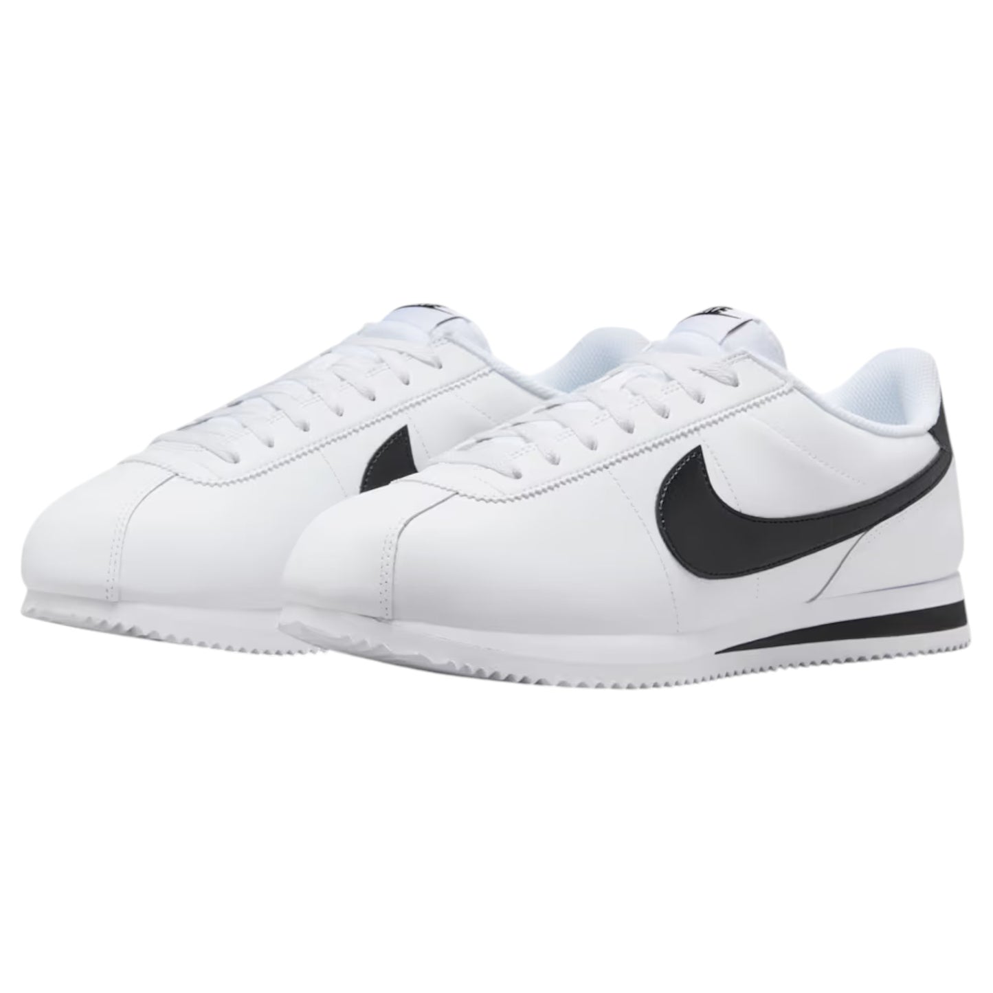 Mens Nike Cortez Leather Shoes White/Black